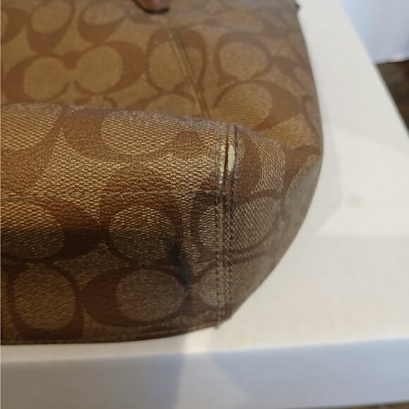 Coach- Kelsey - Satchel/Crossbody  No. C1847-F28989 - Khaki & Brown - Picture 10 of 14